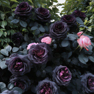 Роза Черная купить по цене от 450р. в интернет-магазине «Посадика» с доставкой почтой в в Верхнеуральске и по всей России – [изображение №1].