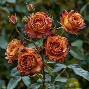 Роза плетистая Оранжевый Бриллиант купить по цене от 450р. в интернет-магазине «Посадика» с доставкой почтой в в Верхнеуральске и по всей России – [изображение №1].